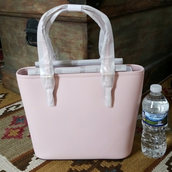 Michael Kors Pocket Tote Blossom Pink Shoulder Bag - Picture 2 of 6